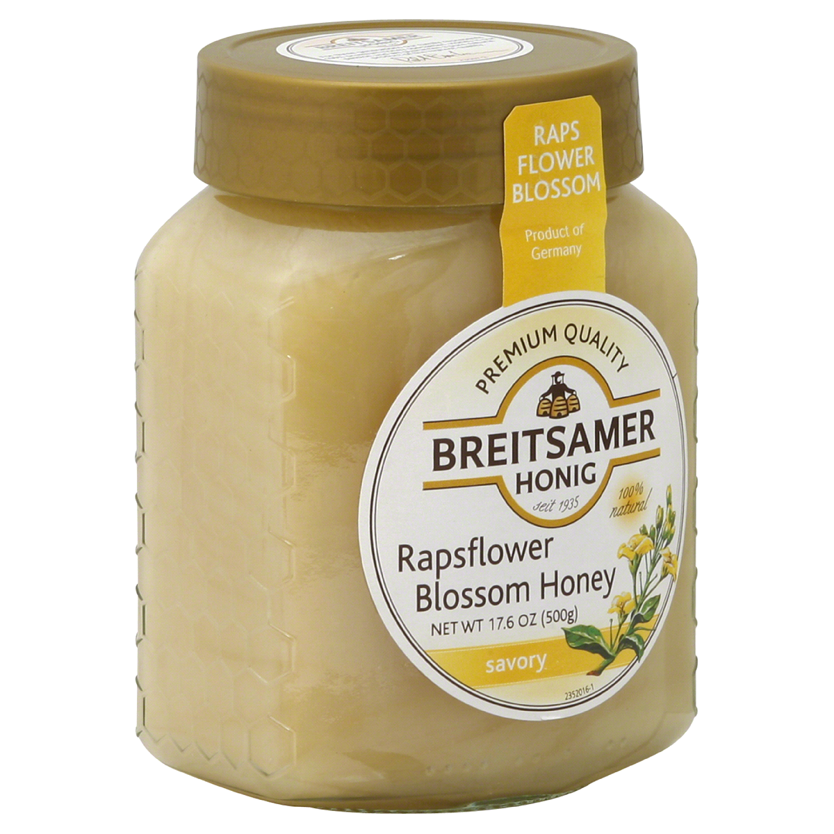 slide 1 of 1, Breitsamer Honig Rapsflower Blossom Honey Savory, 17.5 oz