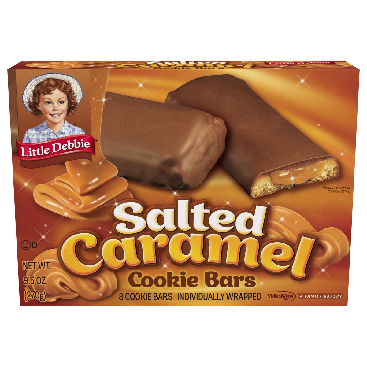 slide 7 of 11, Little Debbie Caramel Cookie Bars 8 ct, 8 ct