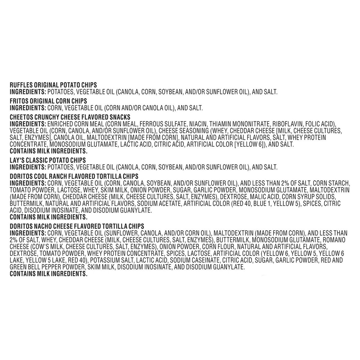 slide 14 of 15, Frito-Lay Snacks Variety Packs Classic Mix 1 Oz, 18 Count, 18 ct