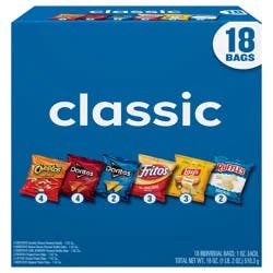Frito-Lay Frito Lay Snacks Variety Packs Classic Mix 1 Oz, 18 Count