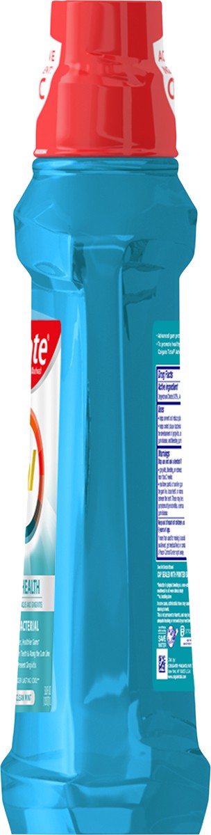 slide 2 of 8, Colgate Total Gum Health Alcohol Free Mouthwash, Antibacterial Formula, Clean Mint - 1L, 33.8 fl.oz. (6 Pack), 33.8 fl oz