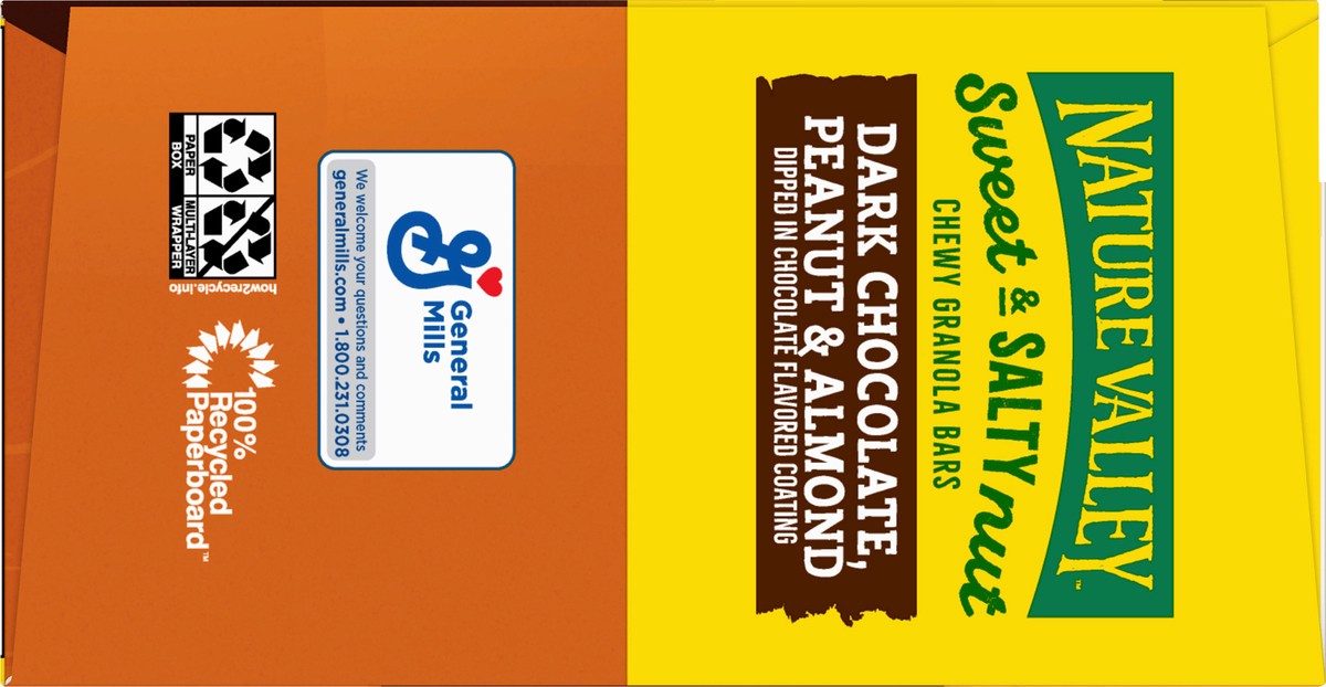slide 9 of 9, Nature Valley Sweet and Salty Nut Granola Bars, Dark Chocolate Peanut Almond, 24 Bars, 28.8 oz, 28.8 oz