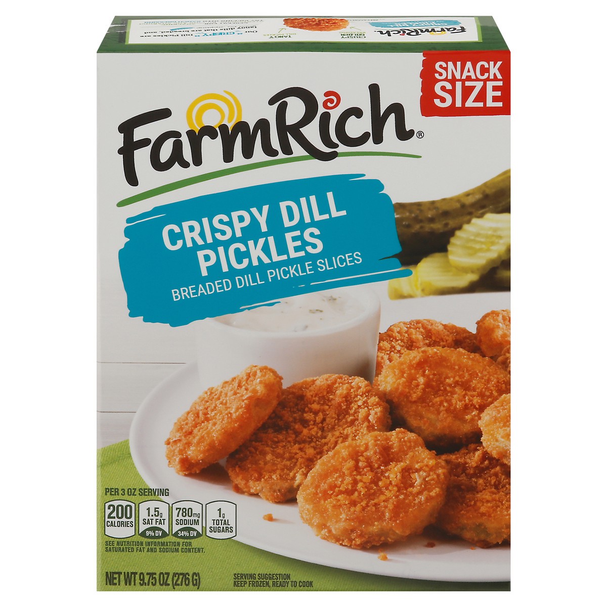 slide 14 of 17, Farm Rich Crispy Dill Pickles 9.75 oz, 9.75 oz