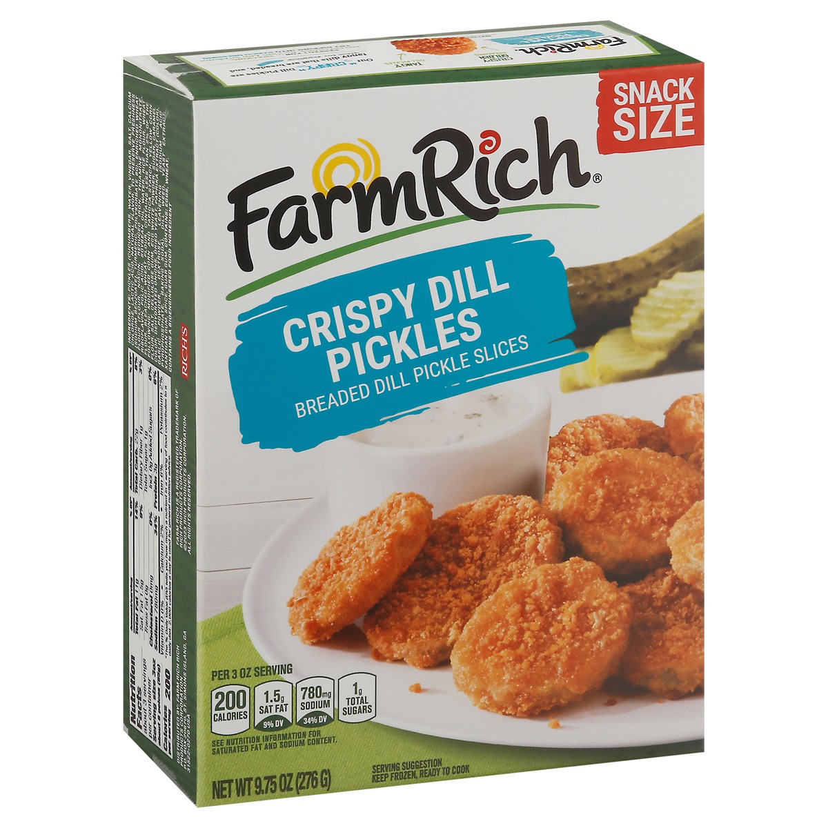 slide 15 of 17, Farm Rich Crispy Dill Pickles 9.75 oz, 9.75 oz