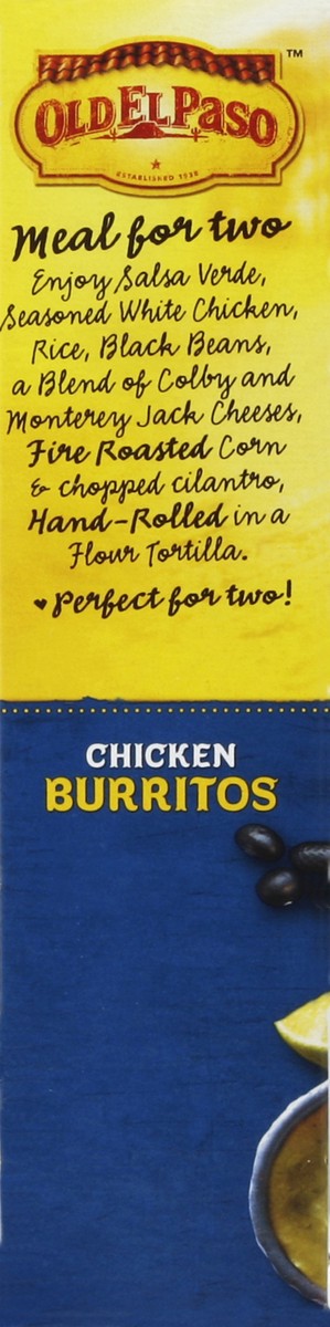 slide 3 of 4, Old El Paso Chicken Burritos, 2 ct; 20 oz