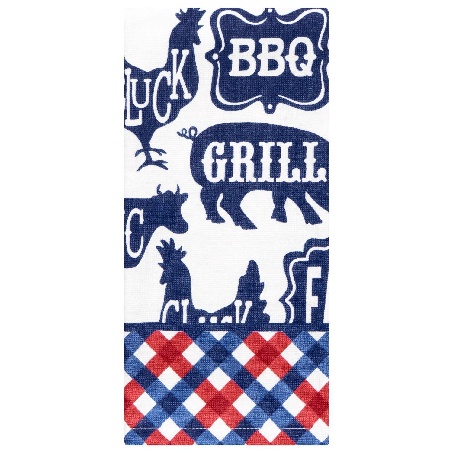 slide 1 of 2, Meijer Corporate Seasonal Mcs Americana Assorted Animal Kitchen Towel, 16 In X 26 In, 1 ct