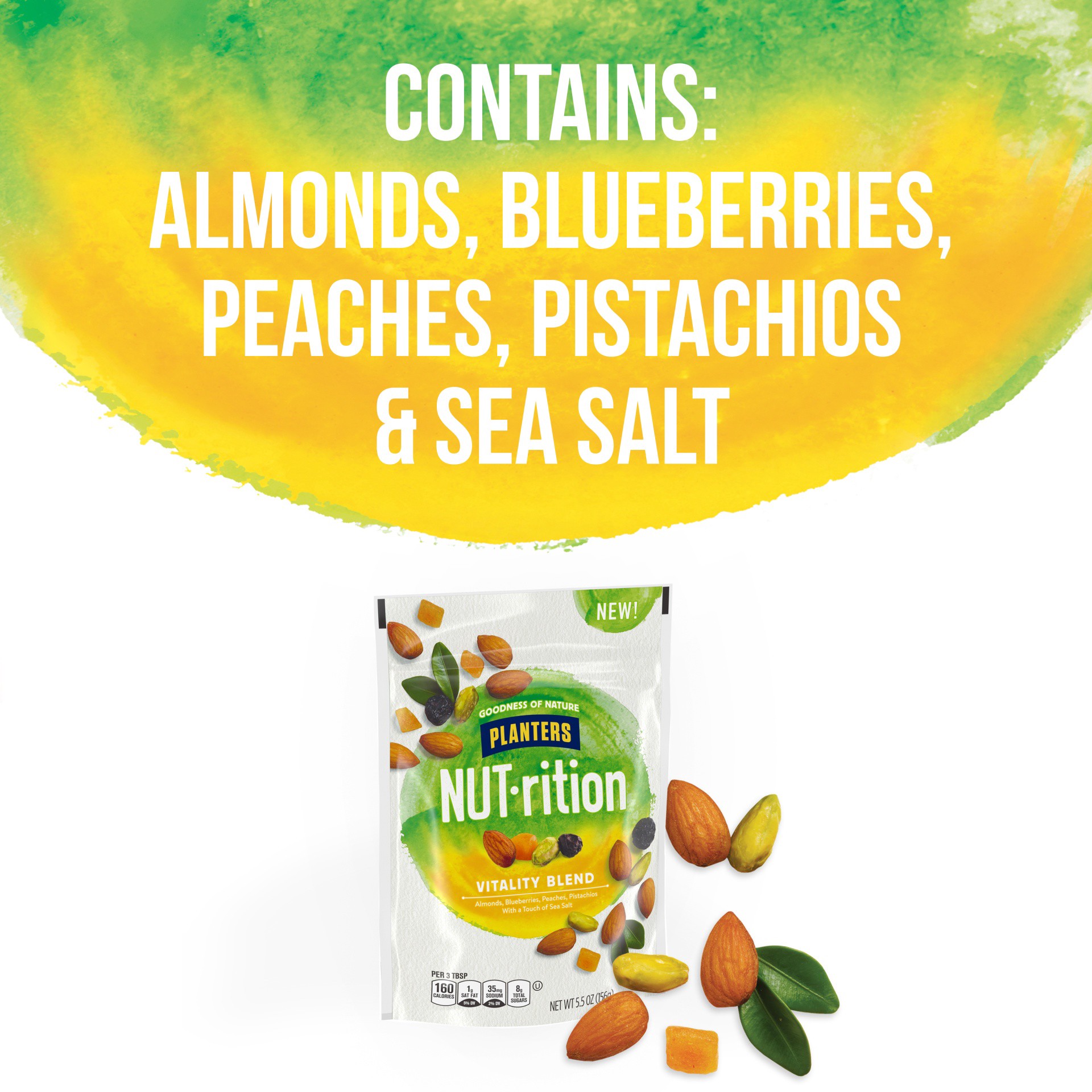 slide 10 of 11, Planters NUT-rition Vitality Blend, 5.5 oz Bag, 5.5 oz