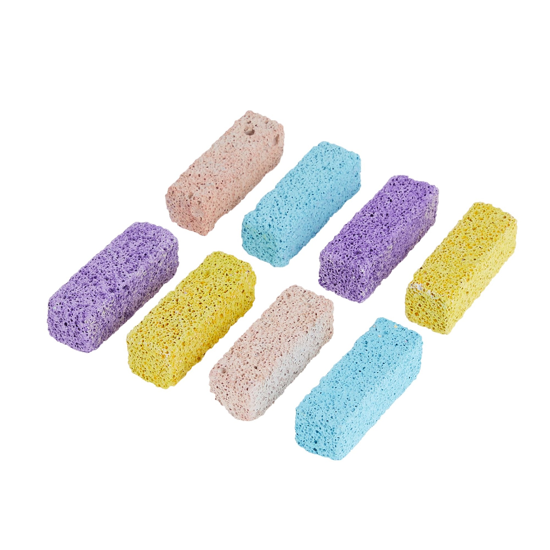 slide 1 of 1, Full Cheeks Small Pet Rainbow Pumice Chews, 8 ct