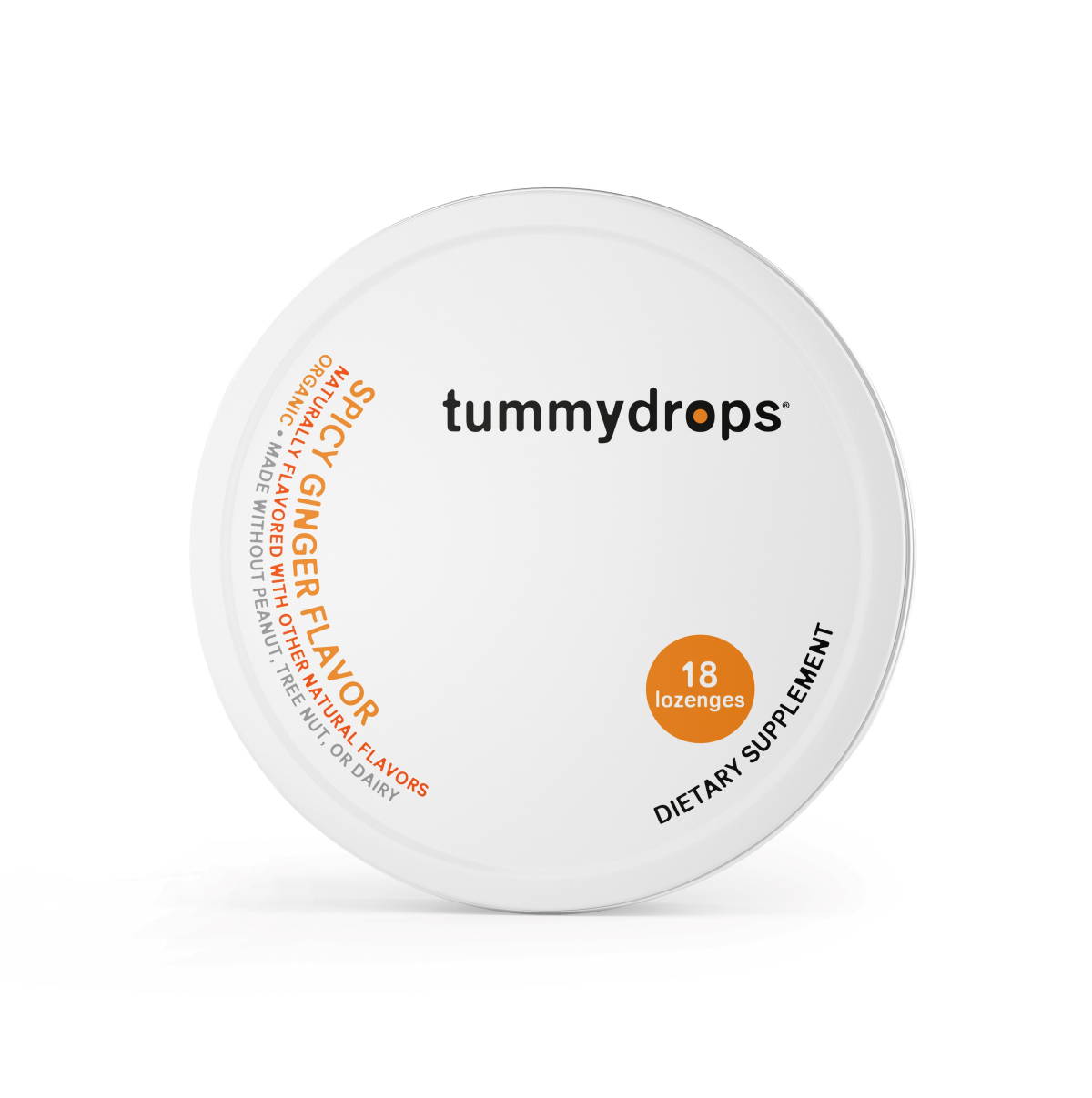 slide 1 of 1, Tummydrops Spicy Ginger, 1 ct