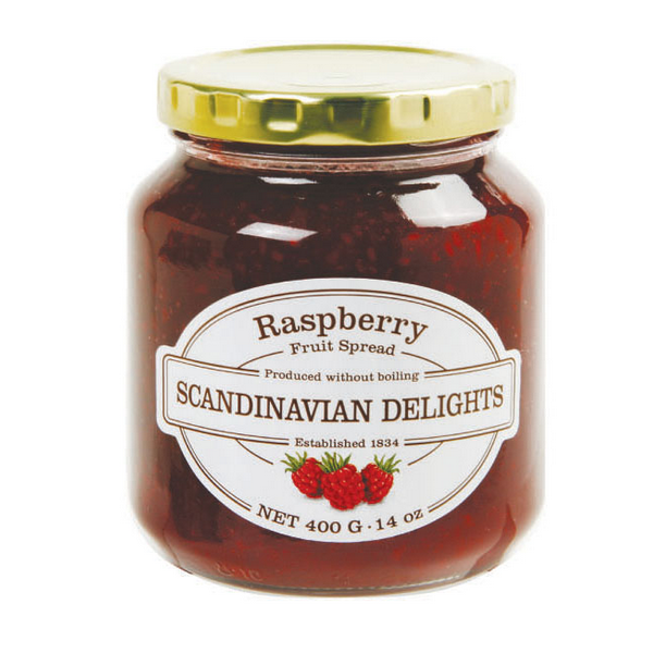 slide 1 of 1, Scandinavian Delights Raspberry Spread, 14 oz