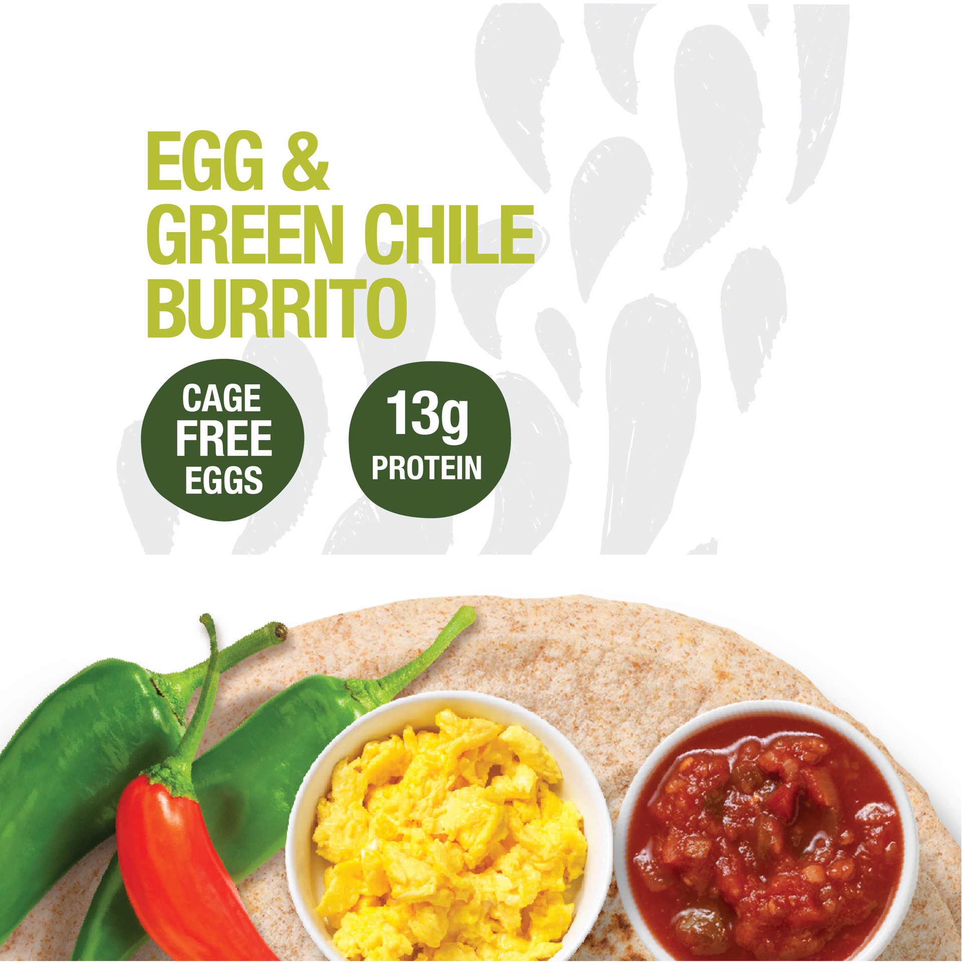 slide 3 of 5, Evol Green Chile Burrito Egg, 6 oz