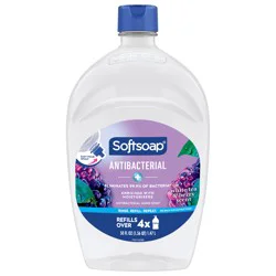 Softsoap Antibacterial Liquid Hand Soap Refill, White Tea and Berry - 50 fl oz