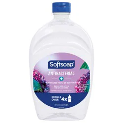 Softsoap Antibacterial Liquid Hand Soap Refill, White Tea and Berry - 50 Fluid Ounce