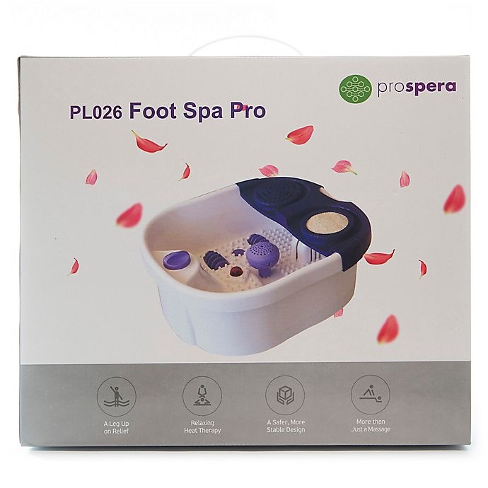 slide 7 of 8, Prospera Heated Foot Spa Massage Bath, 1 ct