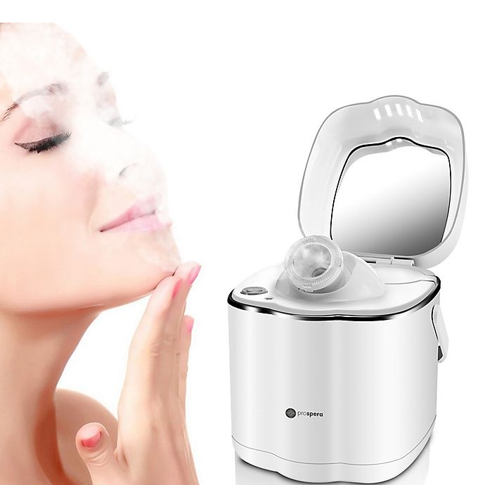 slide 12 of 12, Prospera Hot Mist Nano Facial Steamer - White, 1 ct