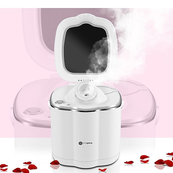 slide 4 of 12, Prospera Hot Mist Nano Facial Steamer - White, 1 ct