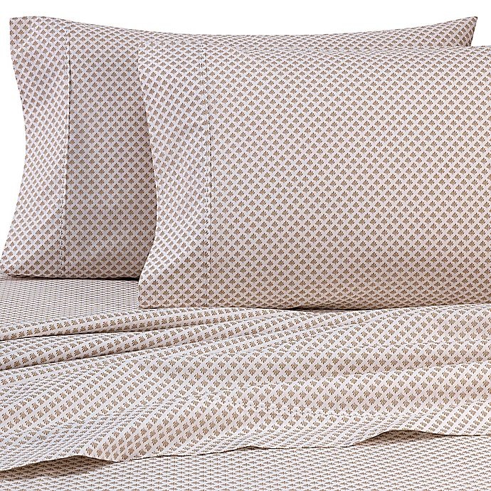 slide 1 of 1, HeartlandHomeGrown 325-Thread-Count Cotton Percale King Pillowcase - Geometric, 1 ct