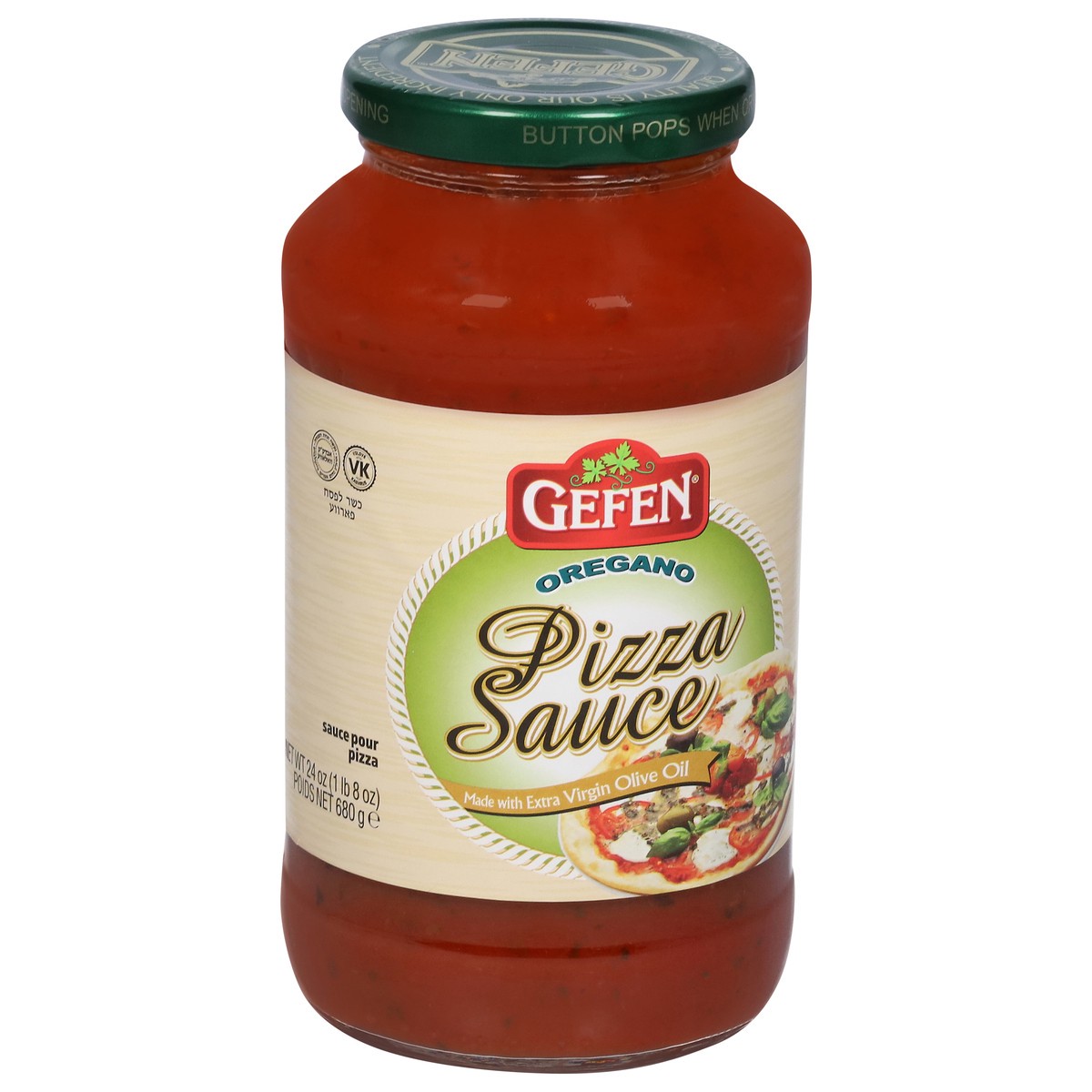 slide 7 of 9, Gefen Oregano Pizza Sauce, 26 oz