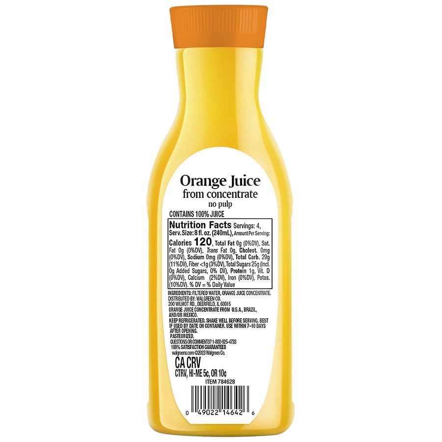 slide 4 of 5, Nice! Original Orange Juice, No Pulp - 32 oz, 32 oz