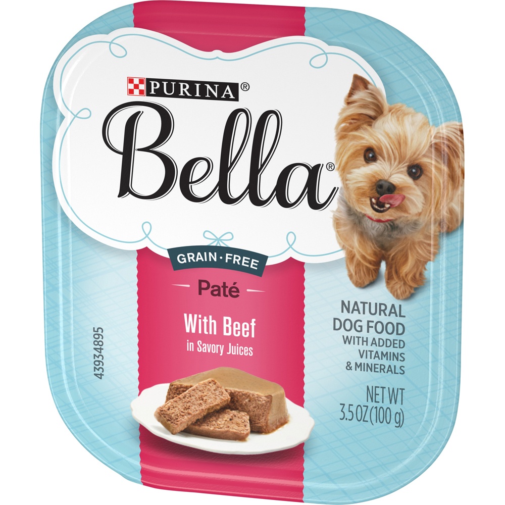 slide 7 of 9, Bella With Beef In Savory Juices, 3.5 oz