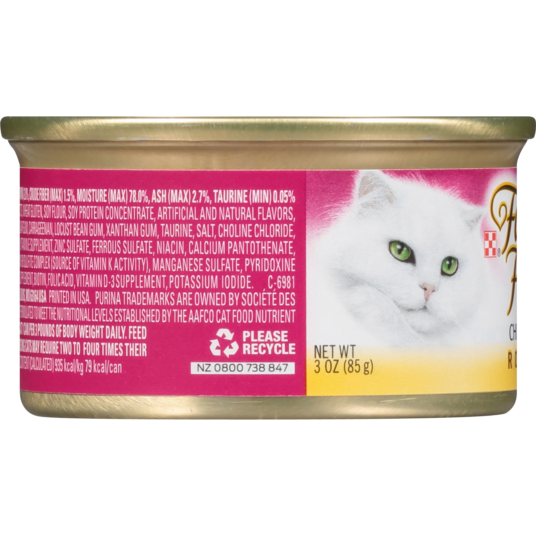 slide 2 of 7, Fancy Feast Chicken Feast Roasted Gourmet Cat Food 3 Oz, 3 oz