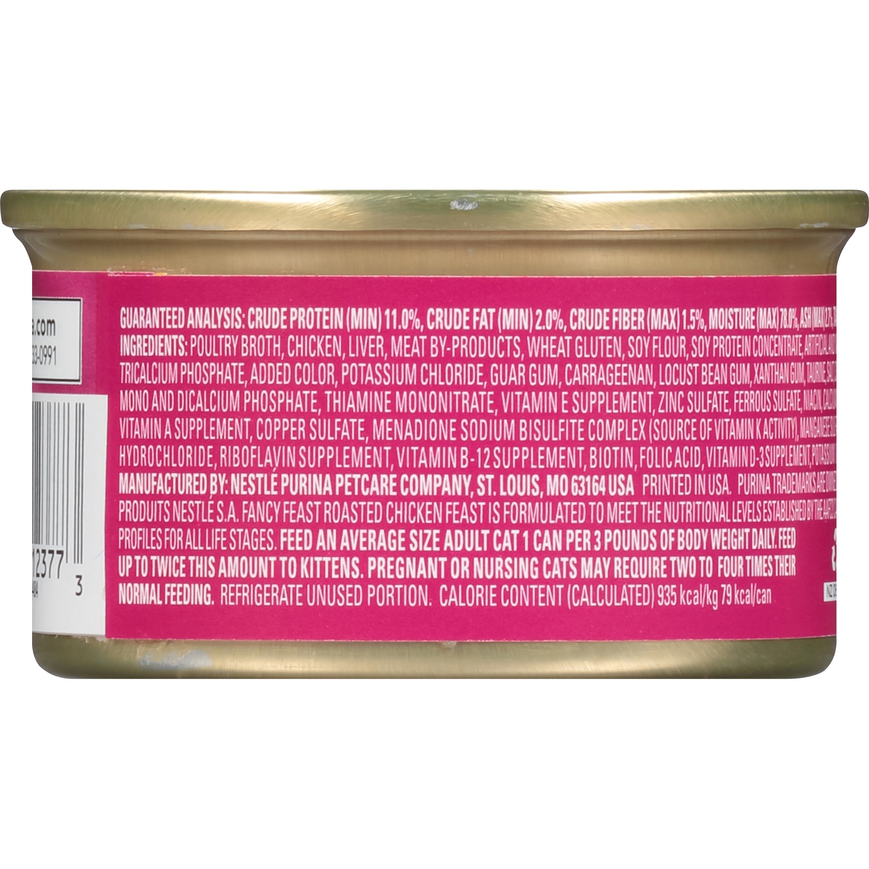 slide 4 of 7, Fancy Feast Chicken Feast Roasted Gourmet Cat Food 3 Oz, 3 oz