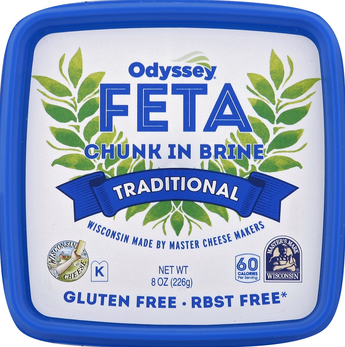slide 3 of 4, Odyssey Traditional Chunk In Brine Feta Cheese, 8 oz