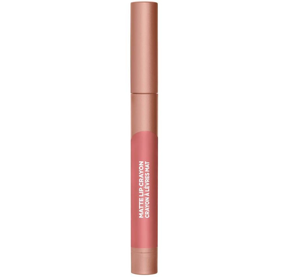slide 4 of 4, L'Oréal Infallible Smudge Resistant Matte Lip Crayon - Caramel Blonde, 0.04 oz