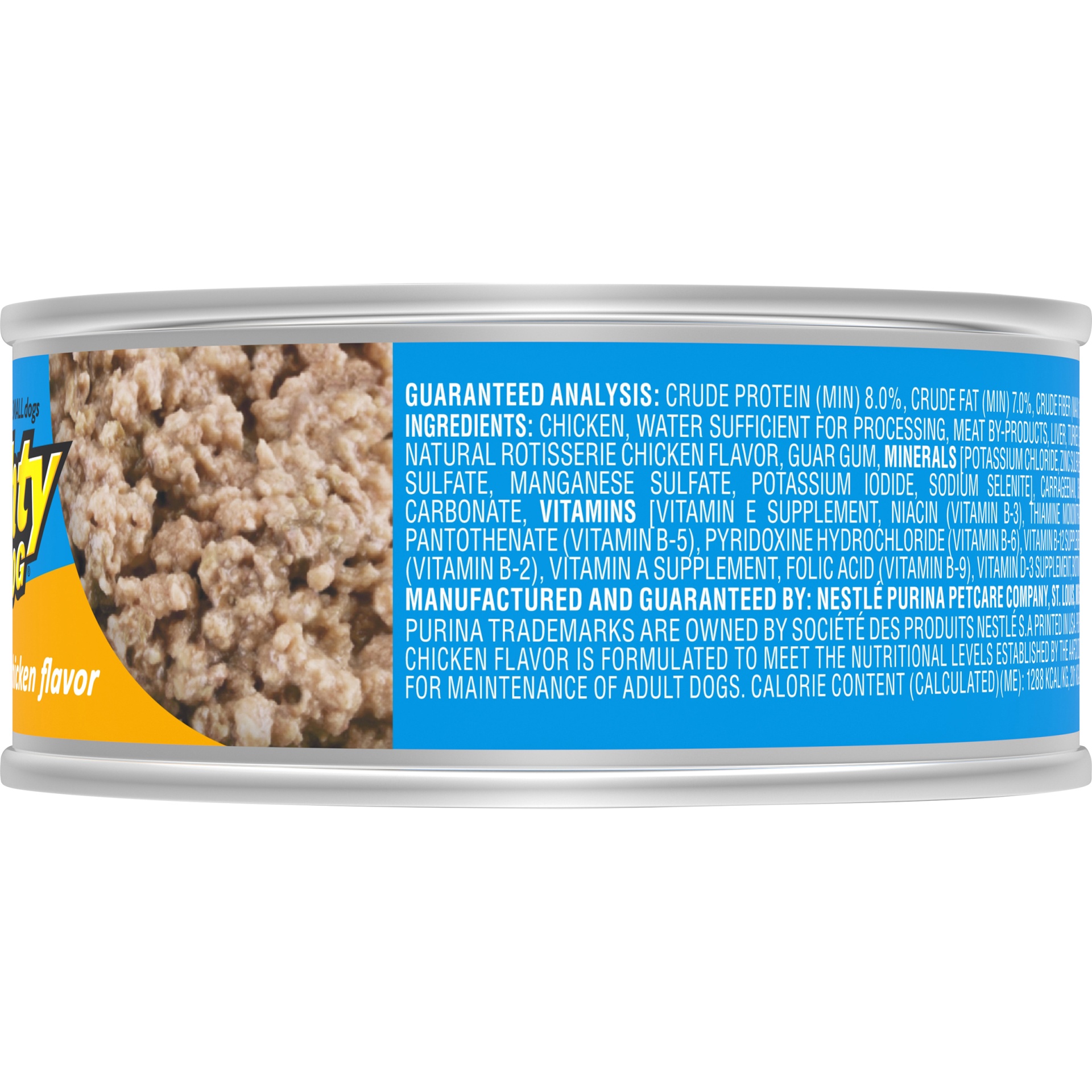 slide 3 of 7, Purina Mighty Dog Rotisserie Chicken Flavor Dog Food, 6.04 oz