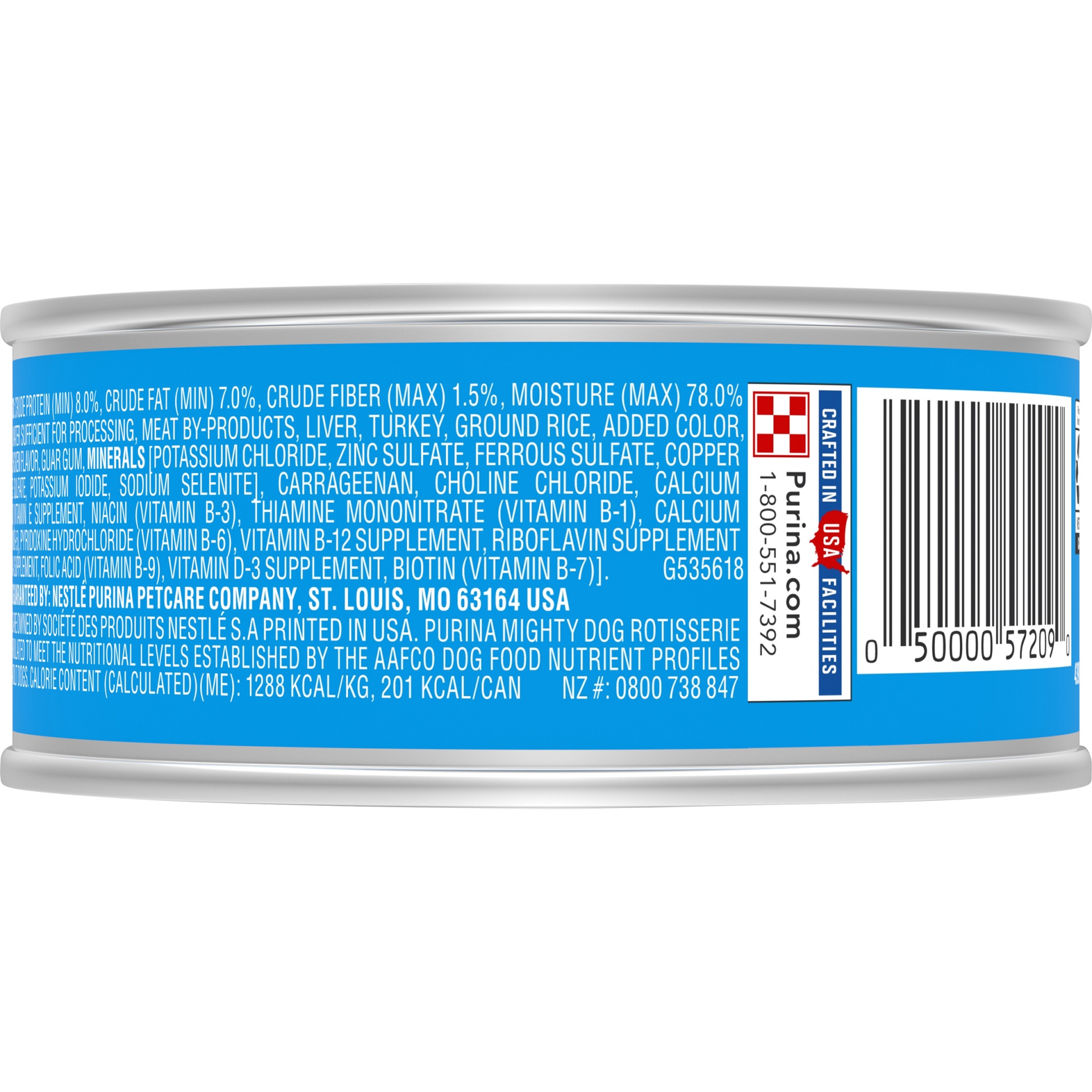 slide 4 of 7, Purina Mighty Dog Rotisserie Chicken Flavor Dog Food, 6.04 oz