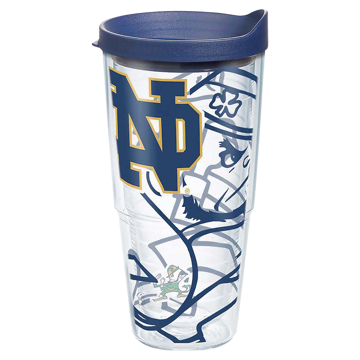 slide 1 of 5, Tervis Notre Dame Genuine Tumbler with Travel Lid, 24 oz