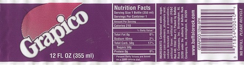 slide 1 of 1, Grapico Grape Soda, 12 ct; 12 oz