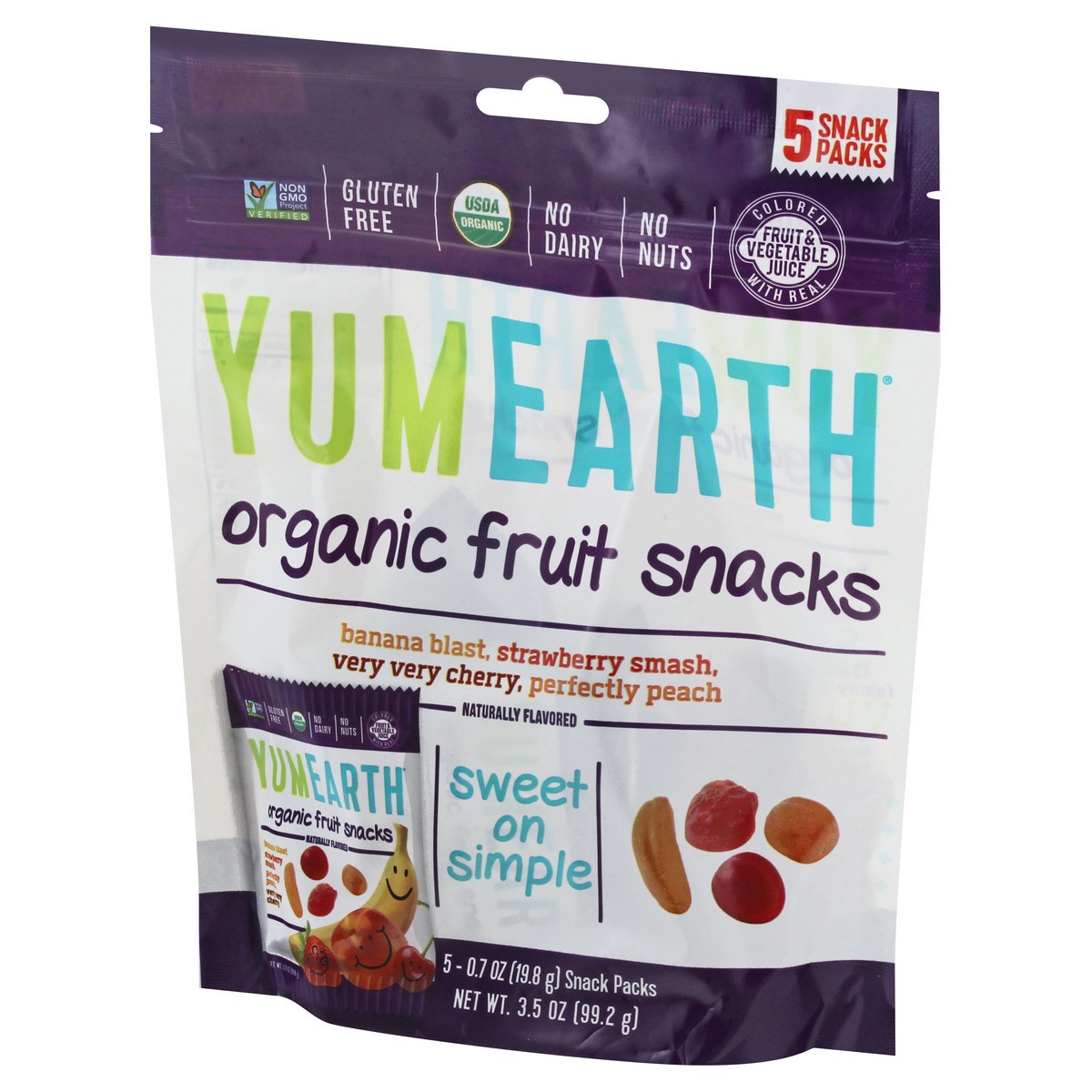 slide 3 of 9, YumEarth Fruit Snacks, 5 ct