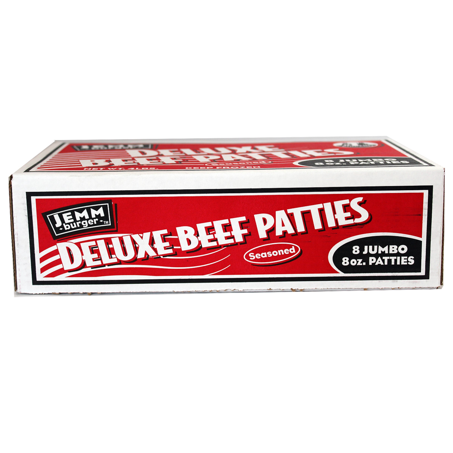 slide 4 of 4, OTHER-NATIONAL Jemm Deluxe Jumbo Beef Patties, 1 ct