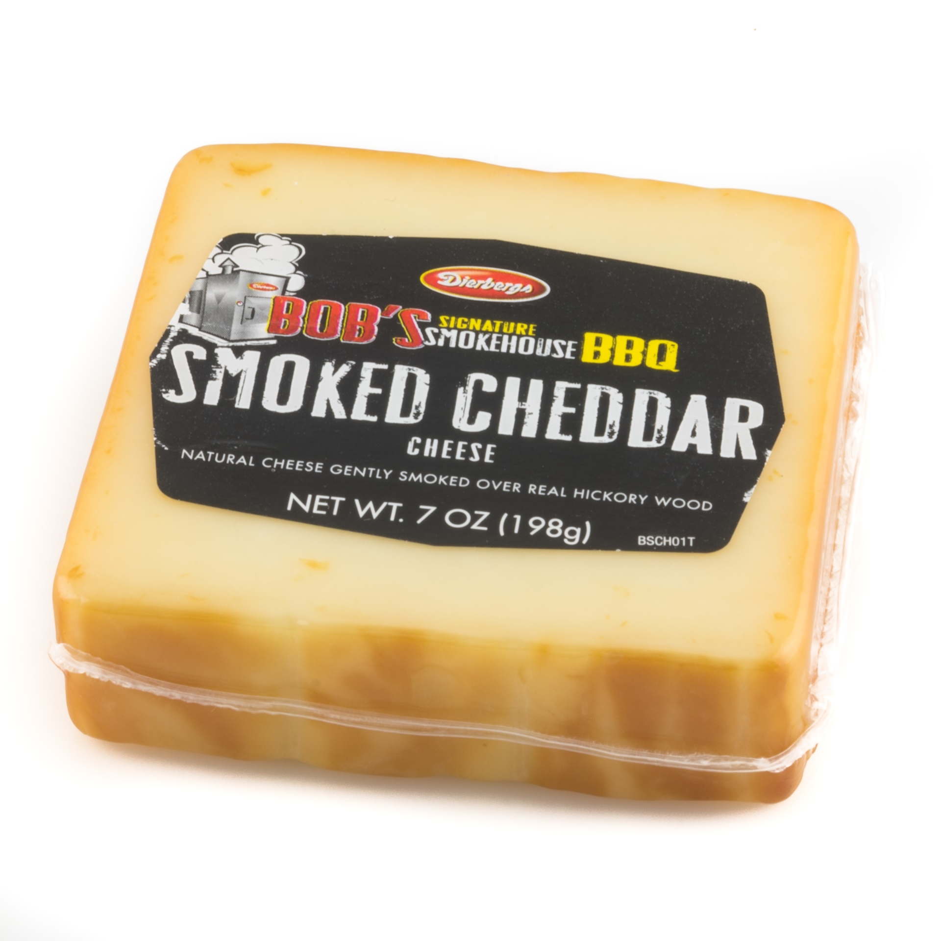 slide 1 of 1, Bob's Smokehouse Smoked Cheddar Cheese, 7 oz