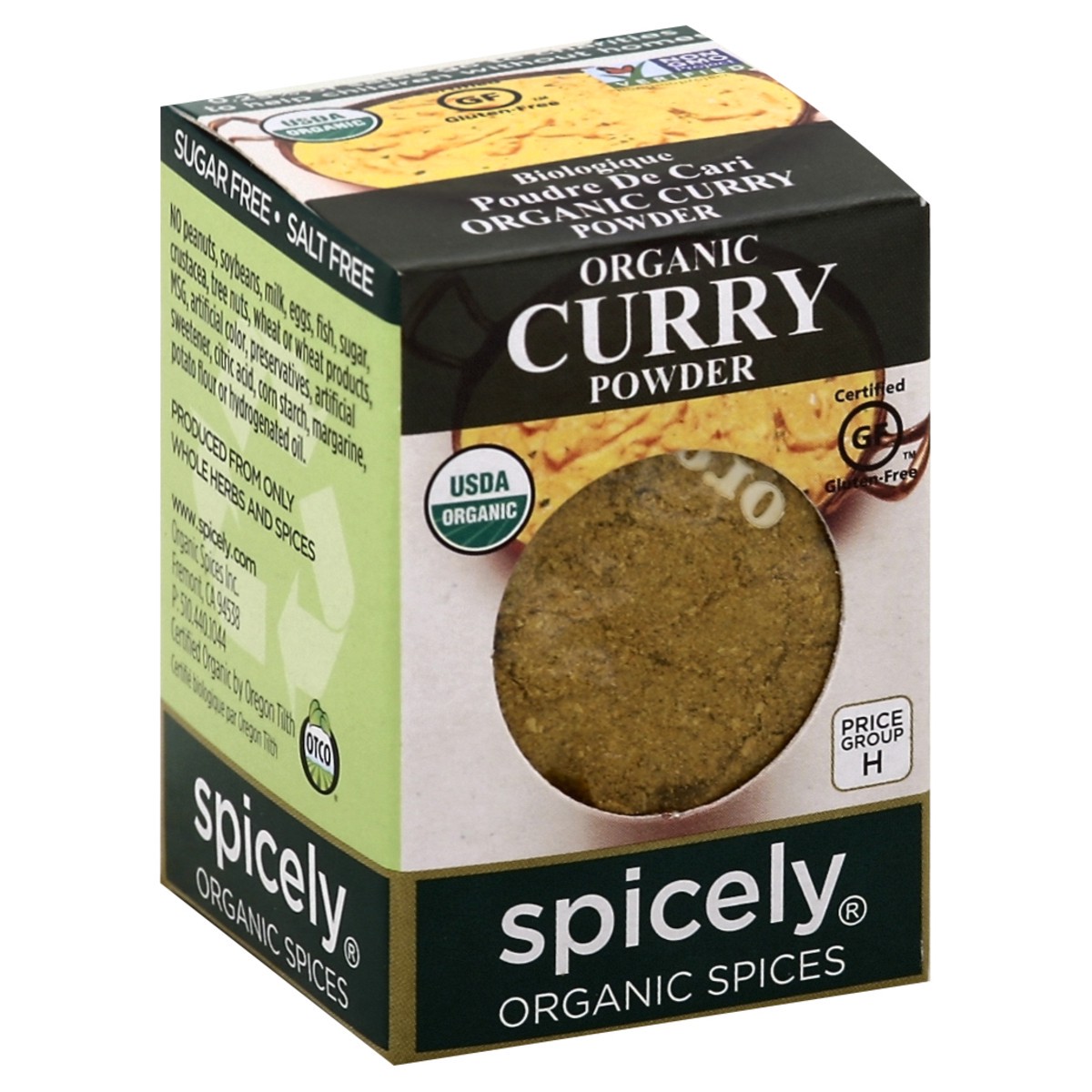 slide 2 of 4, Spicely Organic Spices Curry Powder 0.45 oz, 0.45 oz