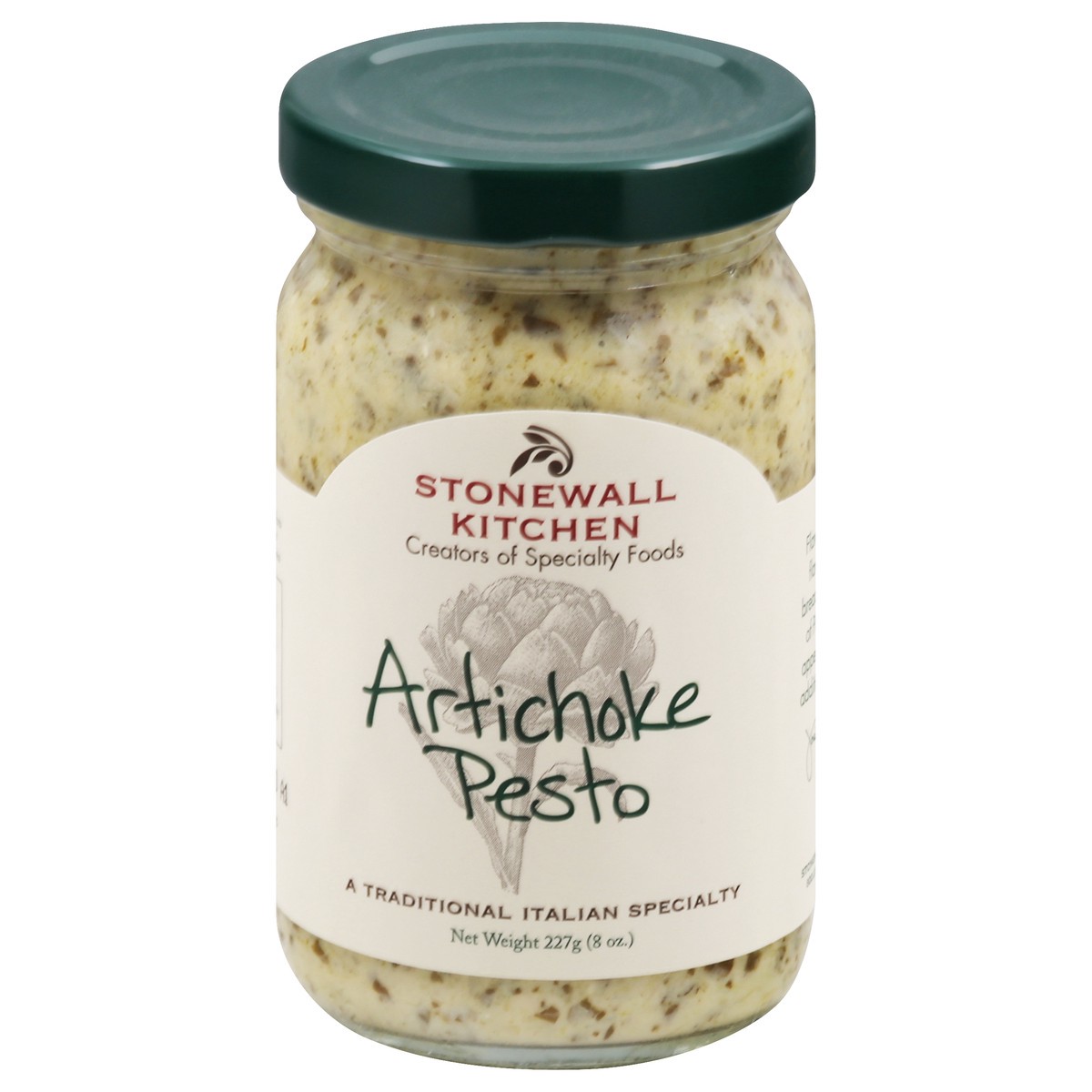 slide 4 of 12, Stonewall Kitchen Artichoke Pesto 227 gr, 227 g