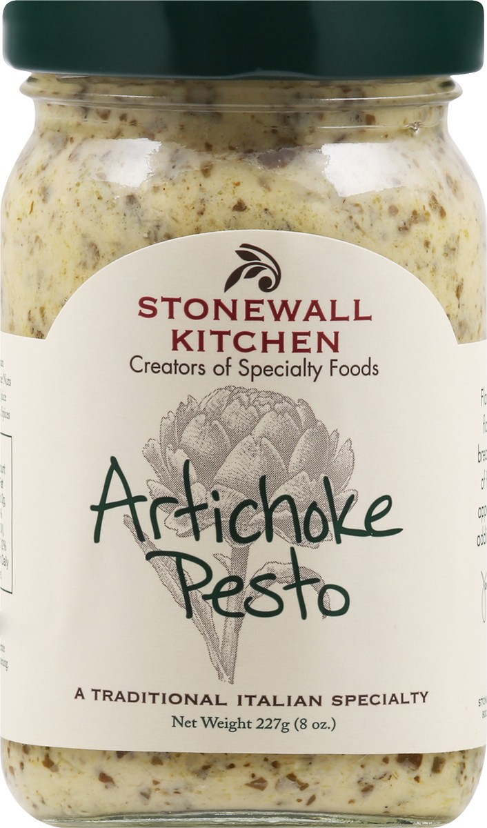 slide 1 of 12, Stonewall Kitchen Artichoke Pesto 227 gr, 227 g