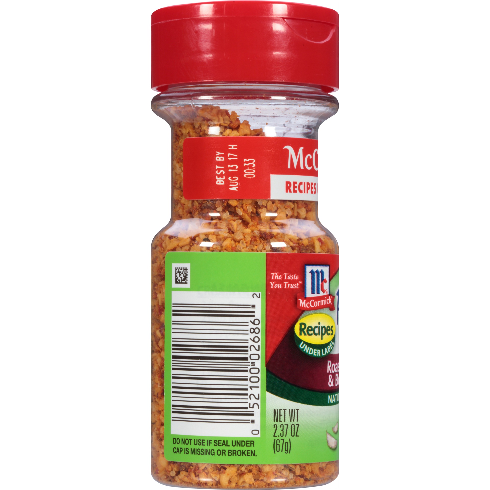 slide 2 of 2, McCormick Perfect Pinch Seasoning Roasted Garlic & Bell Pepper, 2.37 oz