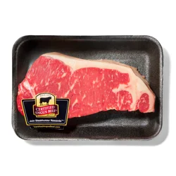 Fresh From Meijer Certified Angus Beef Boneless New York Strip Steak