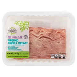 Nature's Promise Ground Turkey Breast 99% Lean 1% Fat