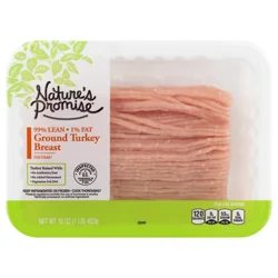 Nature's Promise Ground Turkey Breast 99% Lean 1% Fat