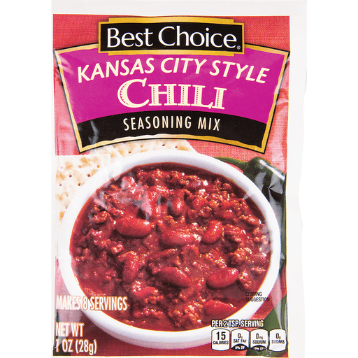 slide 1 of 1, Best Choice Kansas City Style Chili Seasoning Mix, 1 oz