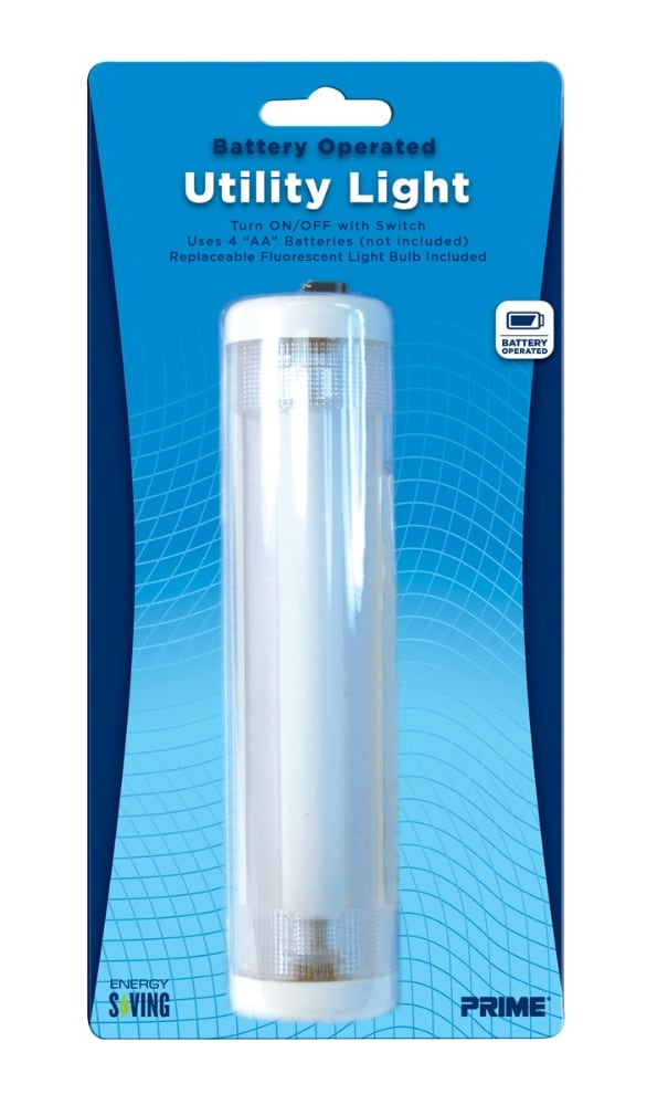 slide 1 of 1, Prime Flourescent Utility Light - White, 1 ct