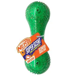 Nerf Dog Ham Barbell Solid Core Dental Chew