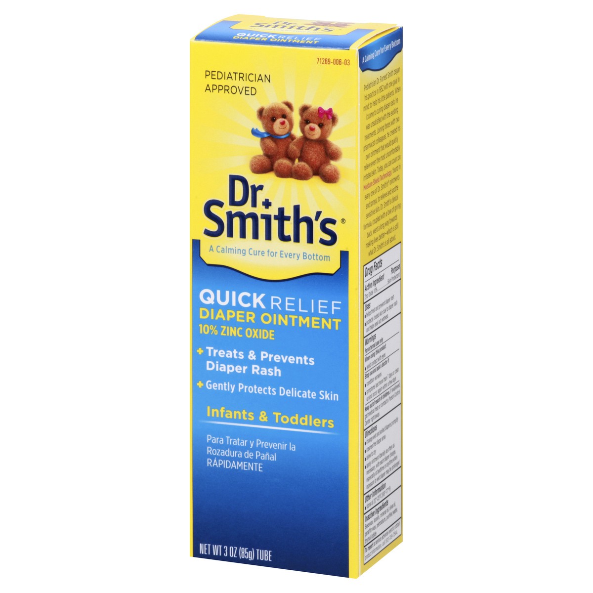 slide 10 of 13, Dr. Smith's Infants & Toddlers Quick Relief Diaper Ointment 3 oz, 3 oz