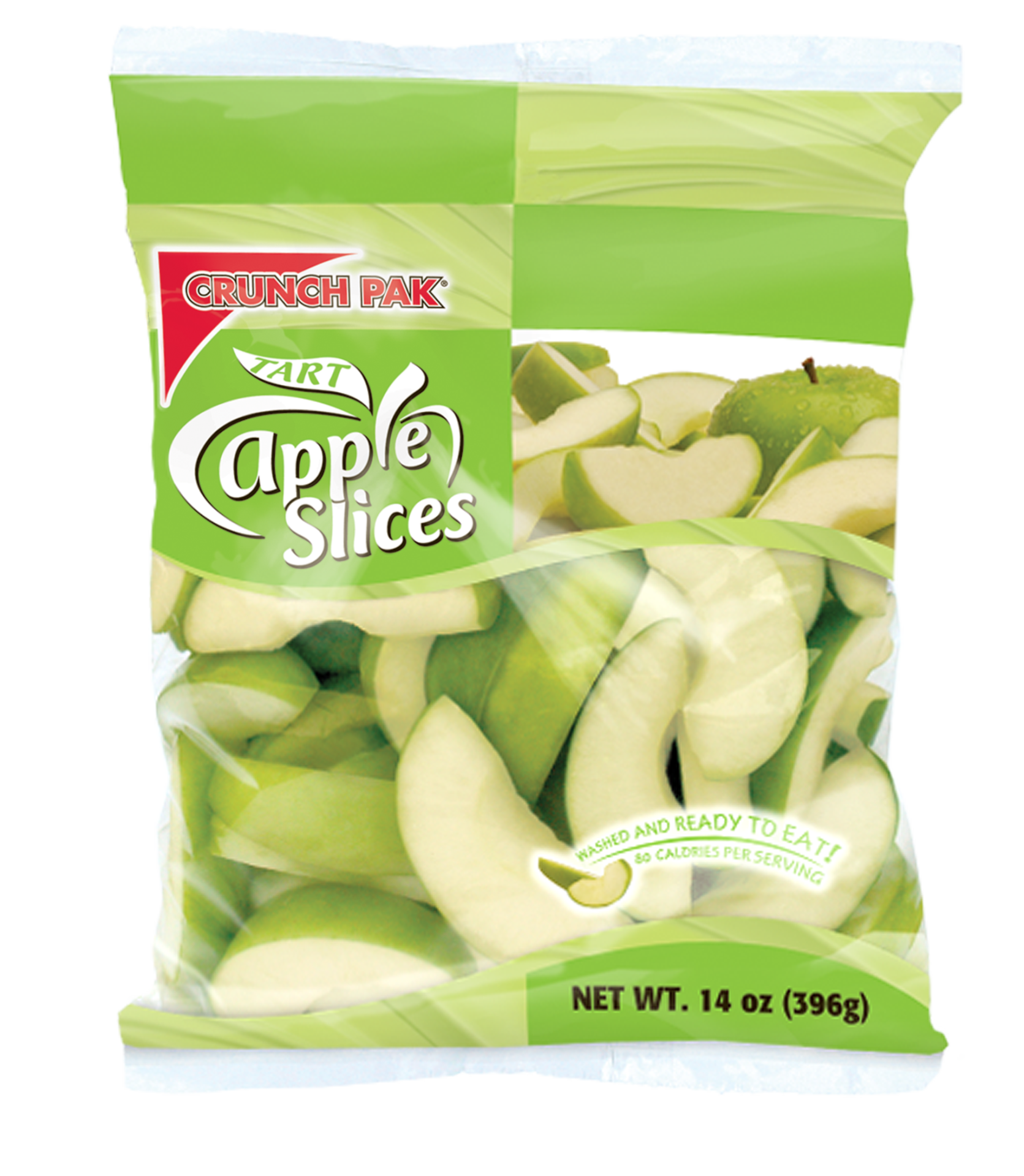 slide 1 of 1, Crunch Pak Dipperz Crunch Pak Tart Apple Slices Family Size Bag, 14 oz