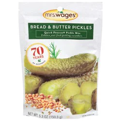 Mrs. Wages Bread & Butter Pickles 5.3 oz