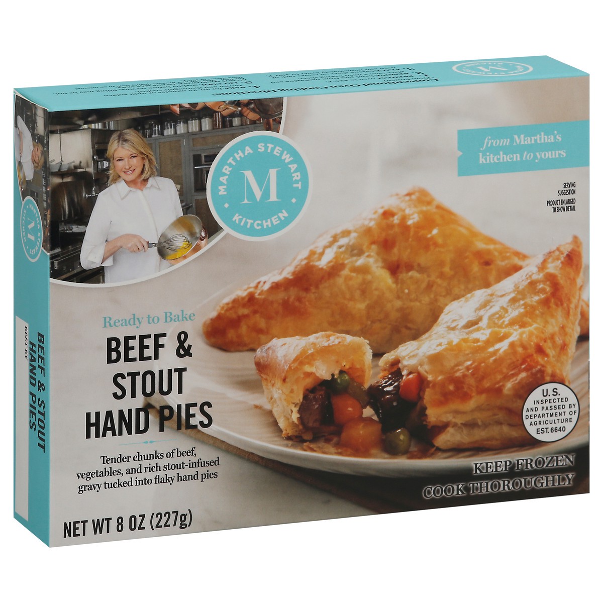 slide 2 of 9, Martha Stewart Kitchen Beef Stout Hand Pies, 2 ct; 9 oz