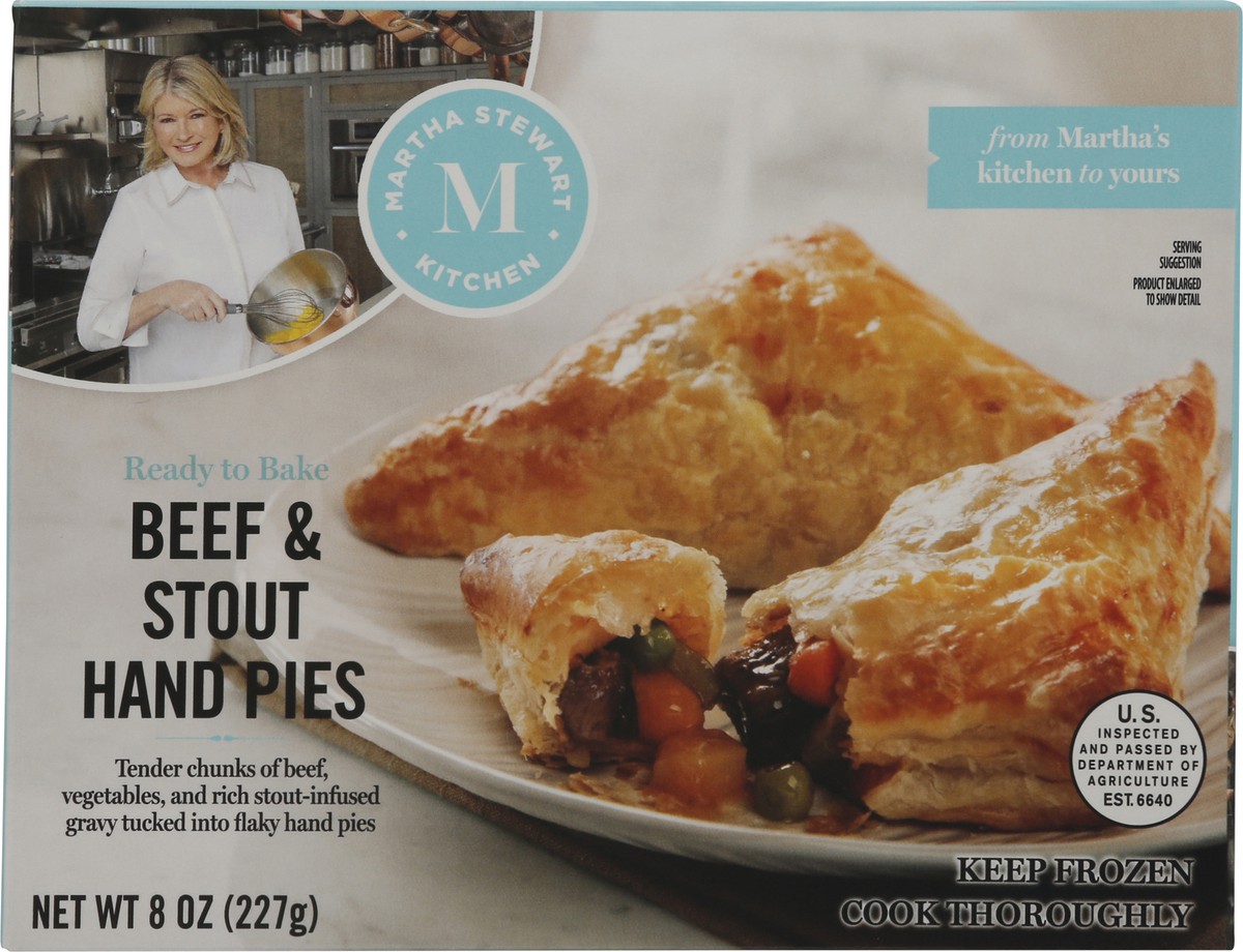 slide 6 of 9, Martha Stewart Kitchen Beef Stout Hand Pies, 2 ct; 9 oz